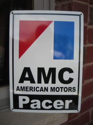 Amc Pacer 74 American Motors Racing Sign Service Mechanic Amx Garage Freeship