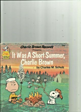 Charlie Brown Read Along 45 Records All - Stars And Short Summer 1978