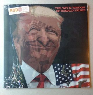 Rsd Orange Vinyl Lp /500 The Wit And Wisdom Of Donald Trump Record Store Day Uk