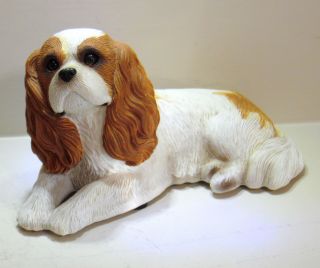 Sandicast 5 1/4 " Ruby Cavalier King Charles Spaniel Dog Figurine Ms16901