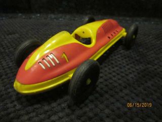 VINTAGE PROCESSED PLASTIC INDY RACE CAR CIRA 50 ' S? 60 ' s NO MARKINGS,  COOL 1/20 A 5