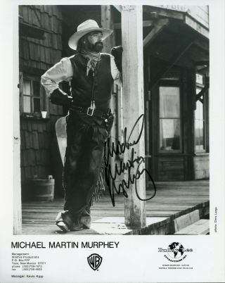 Michael Martin Murphy Musician And Actor Signed Photo Western Pose