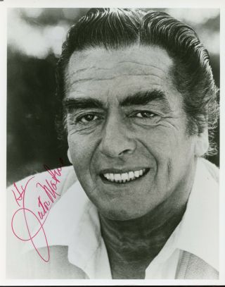 Victor Mature One Million Bc Actor Signed Photo