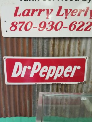 50s Dr Pepper Metal Sign