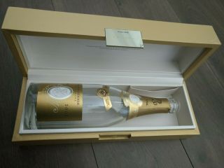 Louis Roederer Cristal Champagne 2008 Empty Bottle And Gift Box