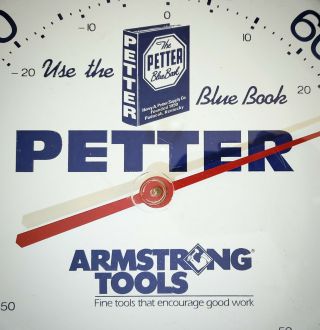 Vintage Peter Blue Book & Armstrong Tools Advertisement 12 
