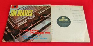 The Beatles - Please Please Me - 1963 Uk Pressing - Fantastic - Ex,
