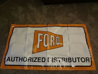 Vintage Ford Truck - Car Authorized Distributor Banner 59 " X 33 "