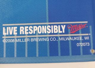 Miller Lite NFL Football Beer Metal Tin Sign 3
