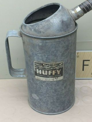 Vintage Huffy Oil Can with Flexible Galvanized Spout 2