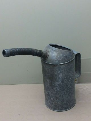 Vintage Huffy Oil Can with Flexible Galvanized Spout 6