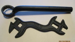 International Harvester (2) - - H911 Open End & 373942r1 Box End Wrenches
