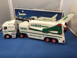 Hess Gasoline Space Shuttle And Semi Truck Play Set
