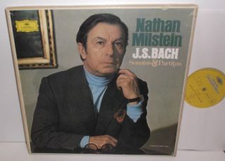 2709 047 Js Bach Sonatas & Partitas Nathan Milstein German 3lp Box Set