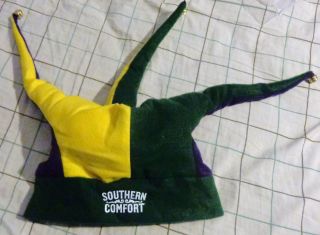 Southern Comfort - Jester Hat With Bells - Green/yellow/purple - Adjustable,