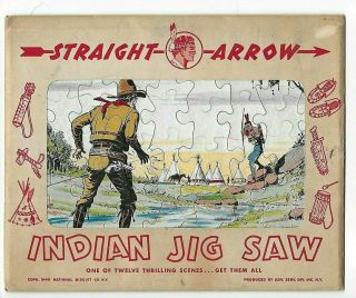 Straight Arrow - Indian Jig Saw - Nabisco Premium 1949 - In Envelope
