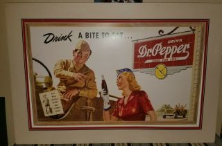 1991 Dr.  Pepper Drink A Bite To Eat Museum Poster 8