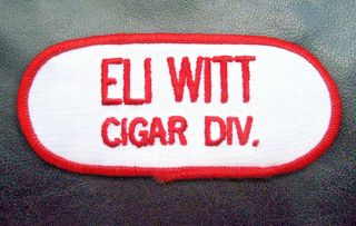Eli Witt Cigar Sew On Patch Division Tobacco Havatampa Cigar Company 4 1/2 " X 2 "