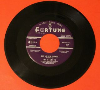 The Diablos " Hold Me Until Eternity " 1955 Rare Doowop On Fortune - Nm