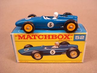 Lesney Matchbox 52 B.  R.  M.  Racing Car