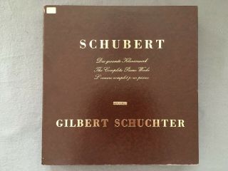 F129 Schubert The Complete Piano Schuchter 15lp Tudor 09 03 - 09 17 Stereo