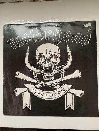 Motorhead ‘march Or Die’ Vinyl,  Lp,  Album 1992 Rare Europe Release