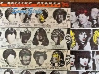 The Rolling Stones LP Album Some Girls Die Cut Celebrity Jacket 1st Press 1978 5