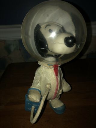 Vintage Snoopy Nasa Astronaut 1969 In Space Suit By United Feature Syndicate Inc