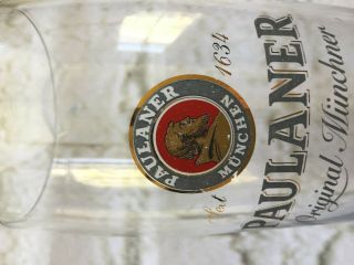 PAULANER MUNCHEN 0.  5L Beer Glass MUNICH GERMANY Brewery 4