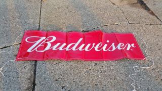 Budweiser 6 Foot Beer Banner.  Fast