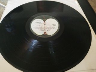 The Beatles White Album 1968 Vinyl LP Apple Records SWBO - 101 Numbered 0241595 7
