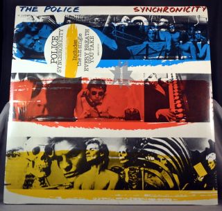 Police Sting Synchronicity Orig 1983 12 " Yugoslavia Vinyl Lp Record,  Poster