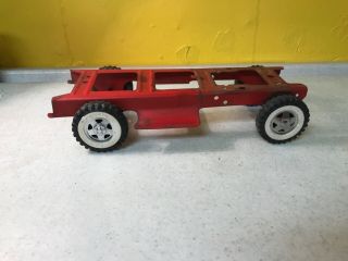 Vintage Tonka 1960 Stake Bed Truck Frame Only Red