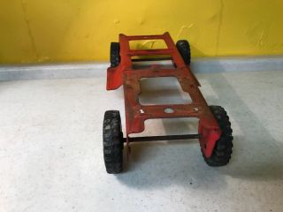 Vintage Tonka 1960 Stake Bed Truck FRAME ONLY Red 4
