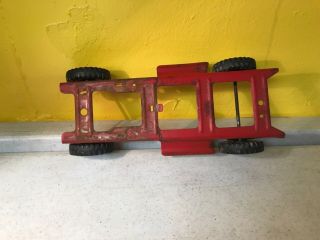 Vintage Tonka 1960 Stake Bed Truck FRAME ONLY Red 5