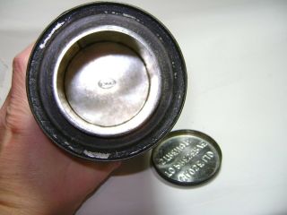Antique 1 Pound Golden Rule W.  C.  S.  Co Allspice Black Primitive Tin Spice Can 4