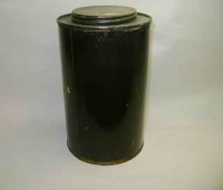 Antique 1 Pound Golden Rule W.  C.  S.  Co Allspice Black Primitive Tin Spice Can 6