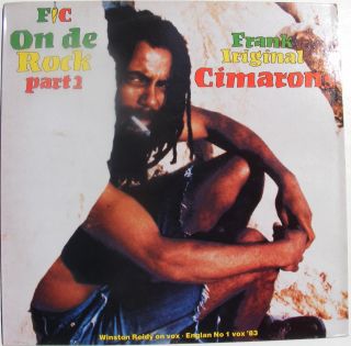 Frank Iriginal Cimarons On De Rock Part 2 1983 Butt Vinyl Album