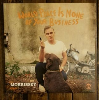Rare Morrissey World Peace Is None Of Your Business Hot Topic Colored Vinyl