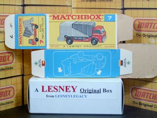 Matchbox Lesney 7c Ford Refuse Truck Type F Empty Box Only 4