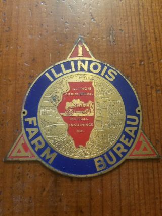Illinois Farm Bureau Sign Plate