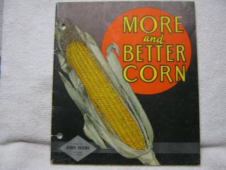 Antique 1937 John Deere Tractor Co Seed Corn Planting Equipment Brochure