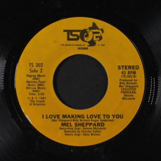 Mel Sheppard: Can I Take You Home / I Love Making Love To You 45 Soul