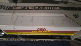Nylint Pressed Steel GMC 18 wheeler toy truck Louis Rich Semi 4