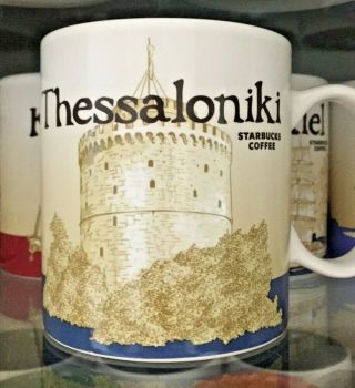 16oz Starbucks Coffee Global Icon Series City Mug Thessaloniki Greece With Sku