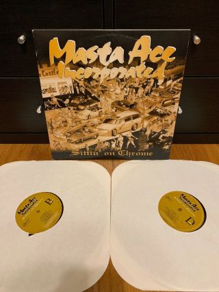Masta Ace Incorportated - Sittin On Chrome 2x Vinyl Lp Rare Gatefold Delicious