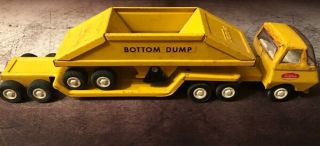 1970’s Vintage Tiny Truck And Tonka Bottom Dump,  Trailer