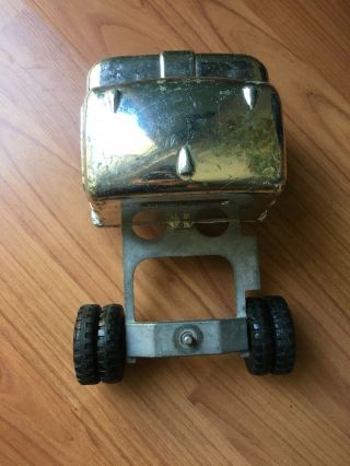 Vintage Structo Toys Chrome and Metal Semi Truck Cab C - 3044 5