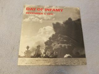 Day Of Infamy / December 7,  1941 - Vinyl Lp Album Record - Pearl Harbor - Wwii 2