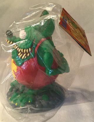 RAT FINK Big Daddy Roth Green Figure Mold Coin Bank RARE Licensed 2001 4